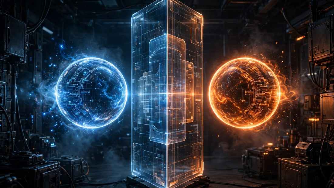 Two AI agents, Muse and OpenAI Dots, working side by side on a computer