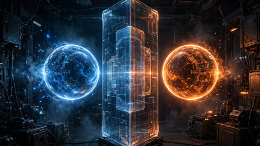Two AI agents, Muse and OpenAI Dots, working side by side on a computer