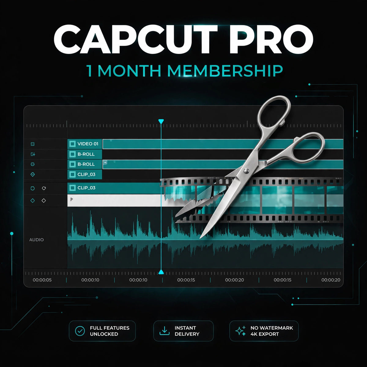 CapCut Pro Membership Service product image